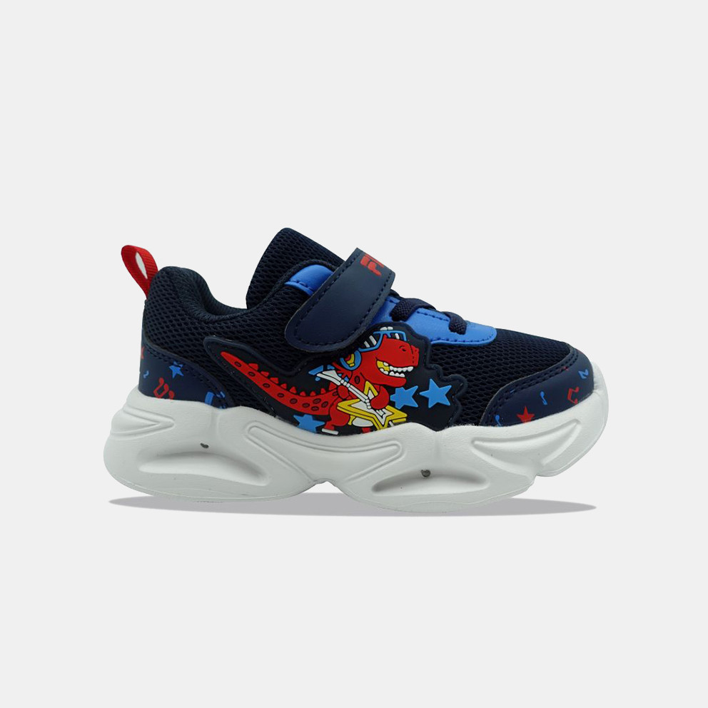Fila Dino Velcro Kids' Light-Up Shoes (7BK61008-200)
