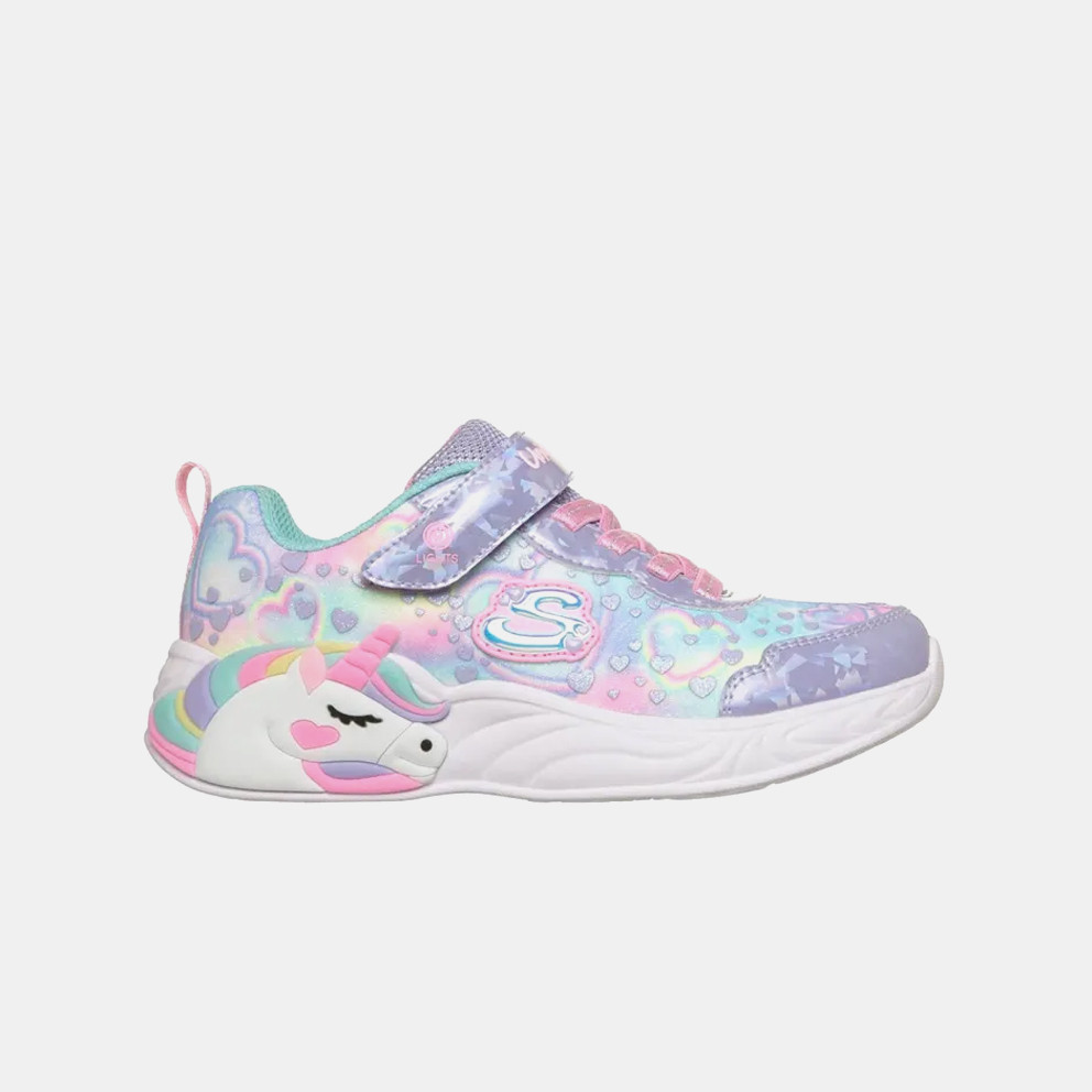 Skechers Heart Sparkles Kids' Shoes with Lights (303063L-LVMT)