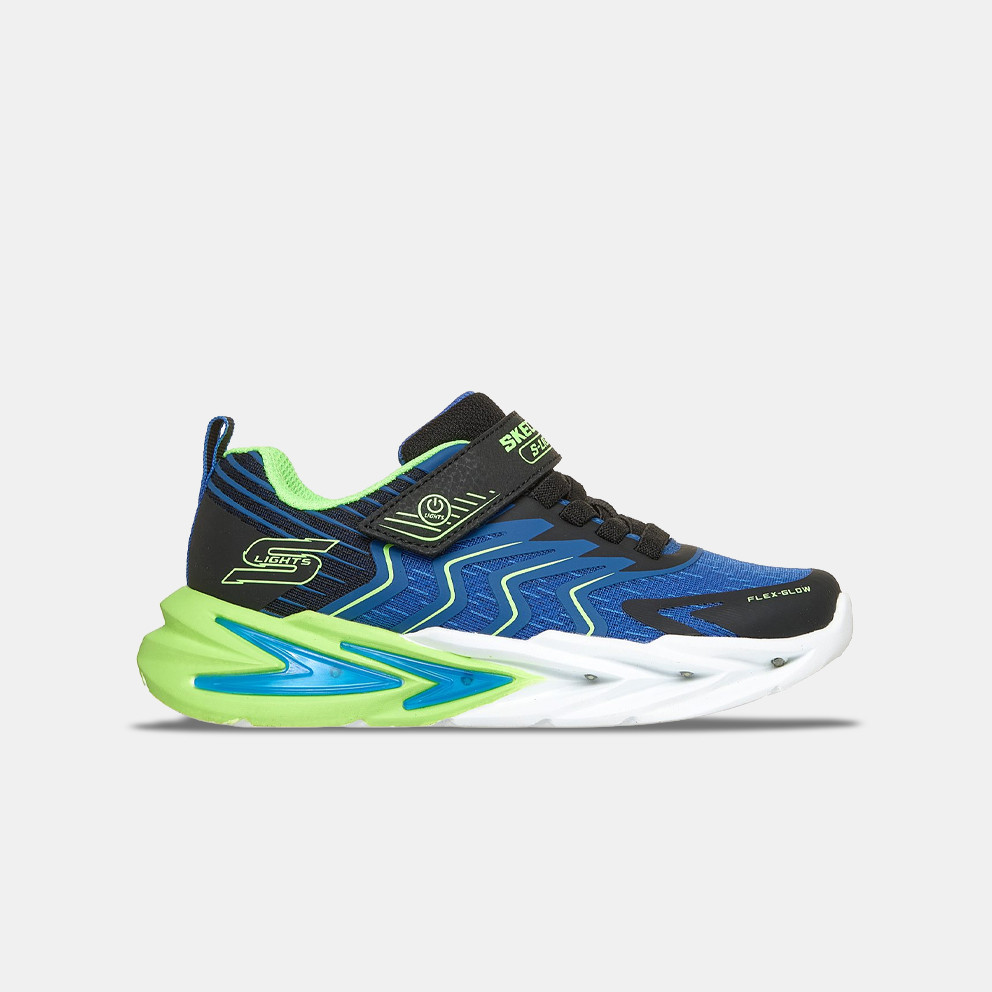 Skechers Flex-Glow Ultra Παιδικά Παπούτσια με Φωτάκια (400141LC-BBLM)