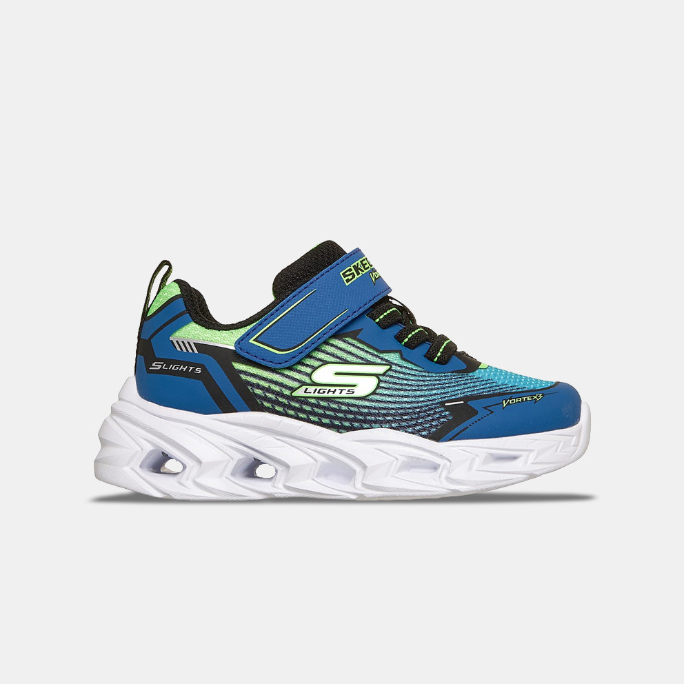 Skechers Vortex 3.0 Βρεφικά Παπούτσια με Φωτάκια (400590N-BBLM)