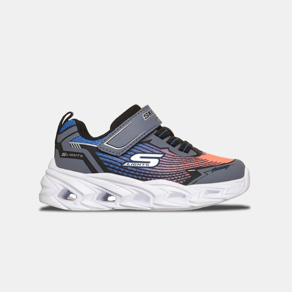 Skechers Vortex 3.0 Βρεφικά Παπούτσια με Φωτάκια (400590N-BBOR)
