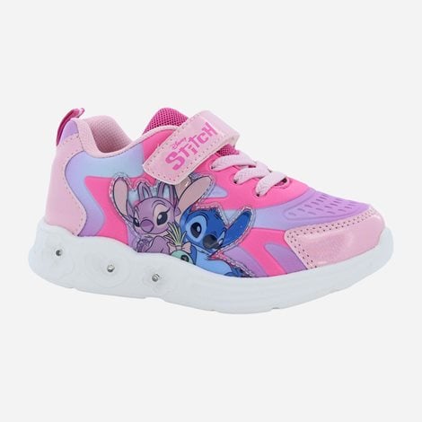 DISNEY Παιδικά Παπούτσια για Τρέξιμο Eva Lilo & Stitch με Φωτάκια (1023533)