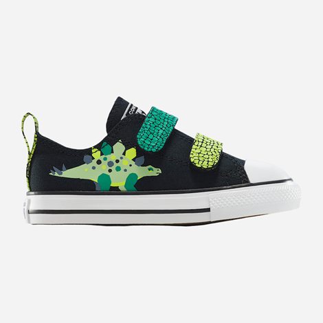 CONVERSE Βρεφικά Παπούτσια Chuck Taylor All Star Dinos Easy On Μαυρα (1099925)