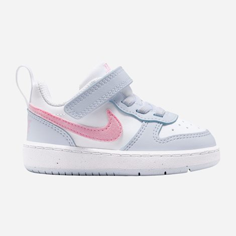 NIKE Βρεφικά Παπούτσια Court Borough Low Essential+ Γκρι (1087602)