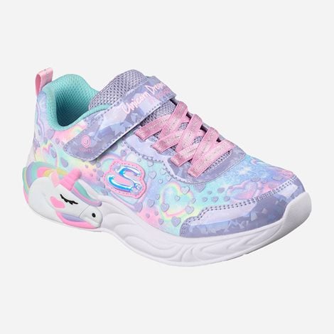 SKECHERS Παιδικά Παπούτσια για Τρέξιμο Heart Sparkles Unicorn Ps Λιλά (1080535)