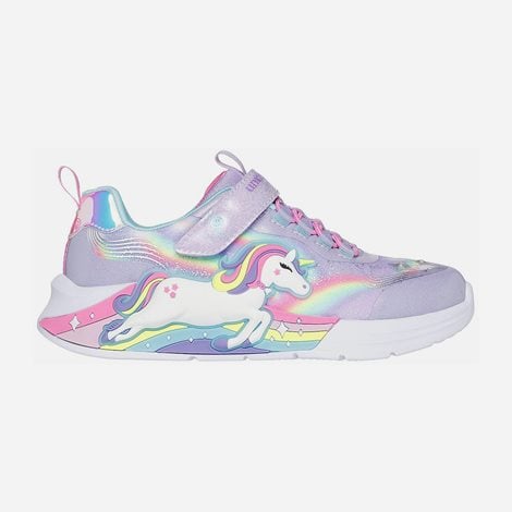 SKECHERS Παιδικά Sneakers Lighted Unicorn Bungee & Gore (985939)
