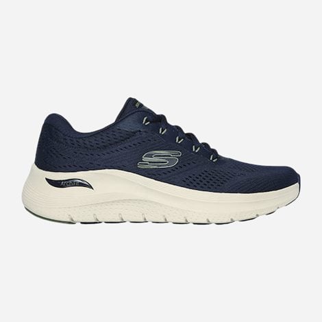 SKECHERS Ανδρικά Casual Παπούτσια Arch Fit Engineered Mesh Lace Up Μαύρα (1021421)