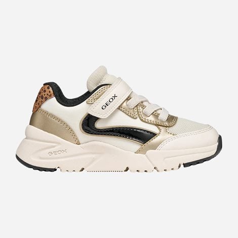 GEOX Παιδικά Sneakers Loftus Ps Μπεζ (1124651)