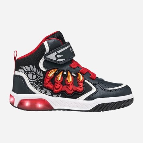 GEOX Παιδικά Sneakers Inek Lights Ps Μαύρα (1124644)