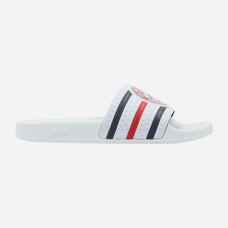 ADIDAS ORIGINAL Ανδρικές Σαγιονάρες Trefoil Slide Bayern Munich Λευκά (1108191)