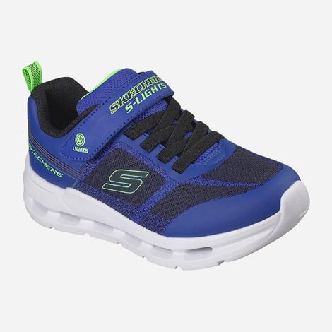 SKECHERS Παιδικά Παπούτσια για Τρέξιμο Lighted Gore Ps Μπλε (1080546)