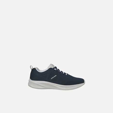 JACK & JONES Ανδρικά Casual Παπούτσια Knit Noos Μπλε-Λευκά (1091359)