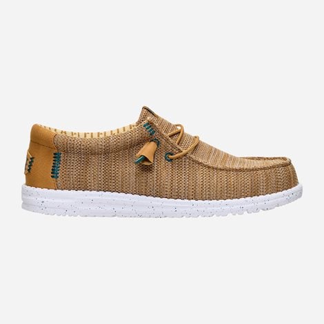 HEYDUDE Ανδρικά Casual Παπούτσια Wally Stretch Sox Καφε (1092470)