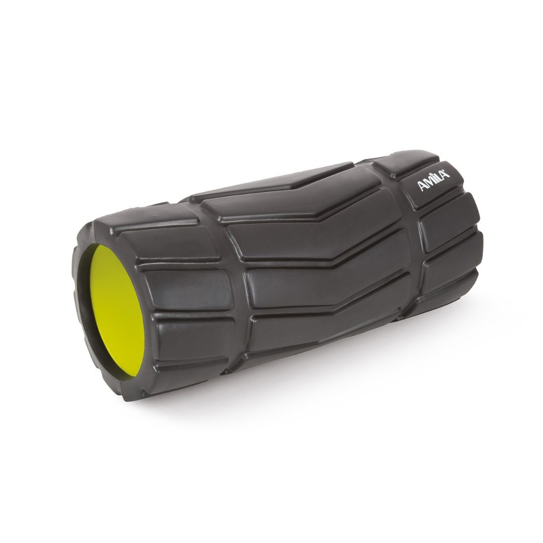 AMILA FOAM ROLLER ARROW BLACK/LIME ø14x33cm
