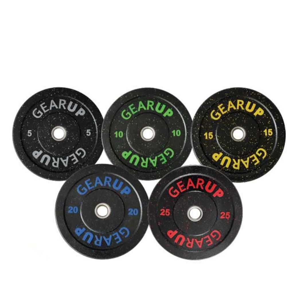 GEAR UP SBR BUMPER PLATES 5-25KG