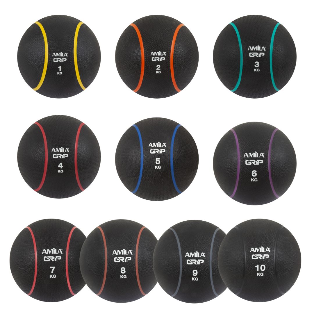 AMILA MEDICINE BALL HIGH GRIP 1-10KG