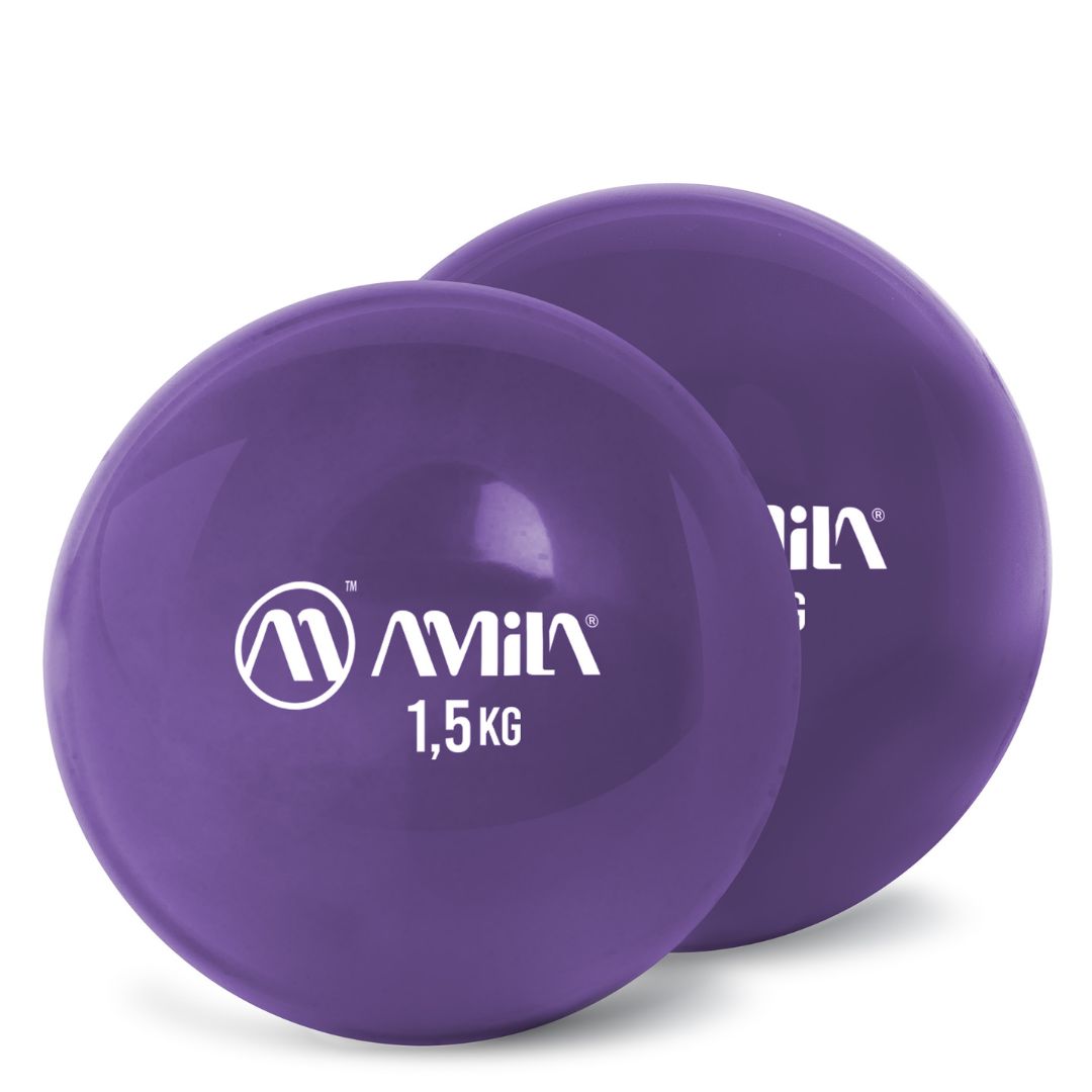AMILA PALM BALL 2-PACK 1.5KG PURPLE