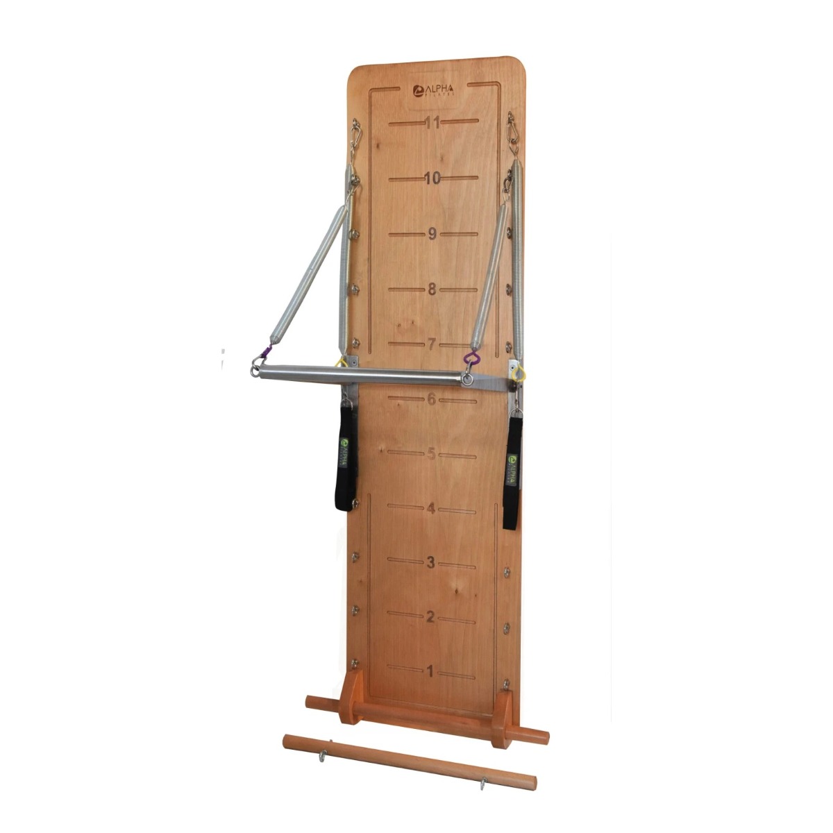 ALPHA PILATES SPRING BOARD WITH PUSH THROUGH BAR