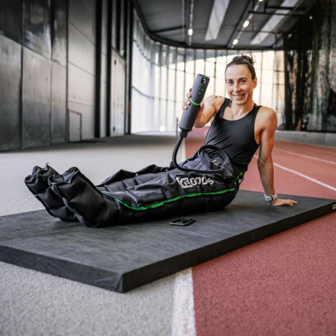 REBOOTS GO LITE RECOVERY PANTS 2.0 for compression massage