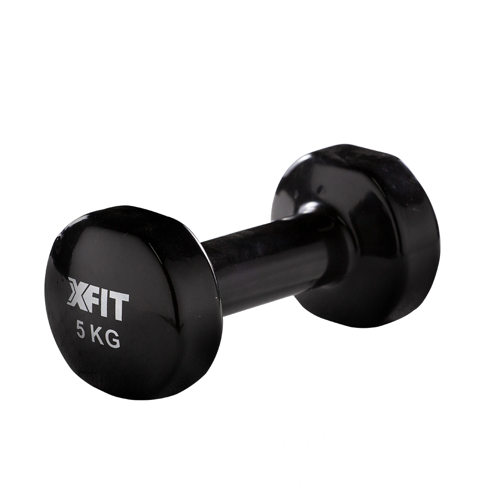 Vinyl Dumbbell 5 kg Black (28503) (X-FIT)