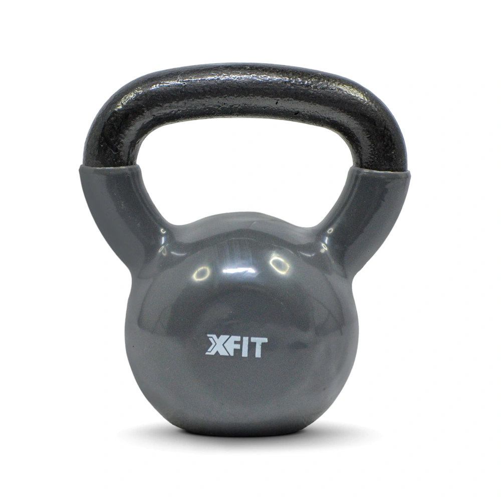 Vinyl Kettlebells 10 kg Grey (35653) (X-Fit)
