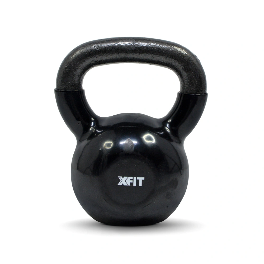 Vinyl Kettlebells 12 kg Black (35653) (X-Fit)