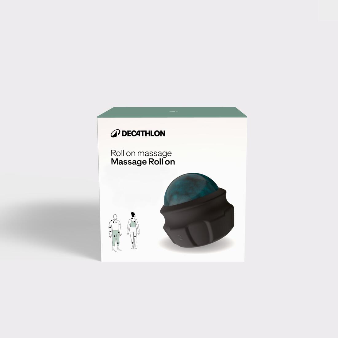 Hand-held roll on massage tool