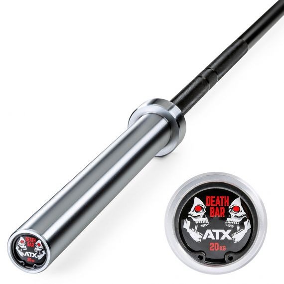 PRO ATX Power Bar, Lift & Drop Bar - Black & Chrome (700 kg) 220cm-20Kg