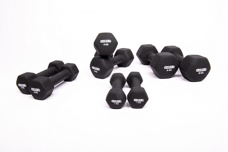 Sidea Hex Neoprene Dumbbell Pair (2 x 6kg)
