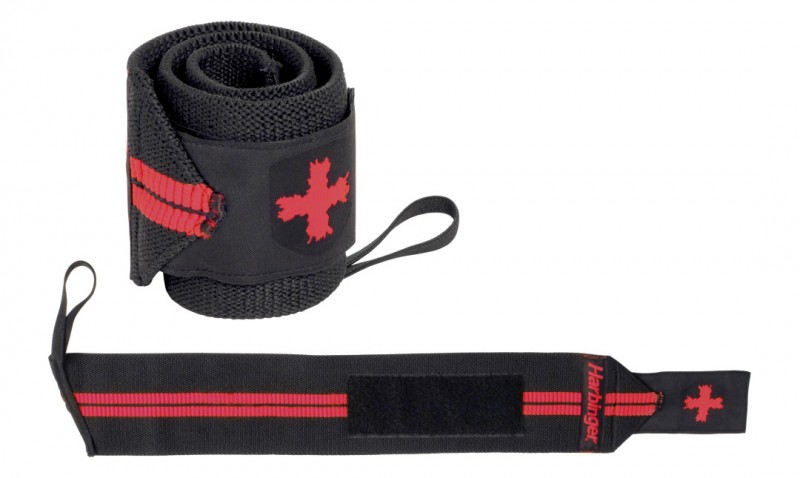 Harbinger Red Line Wrist Wraps 18" Black/Red