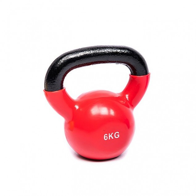 Sidea Vinyl Kettlebell 6kg (Red)