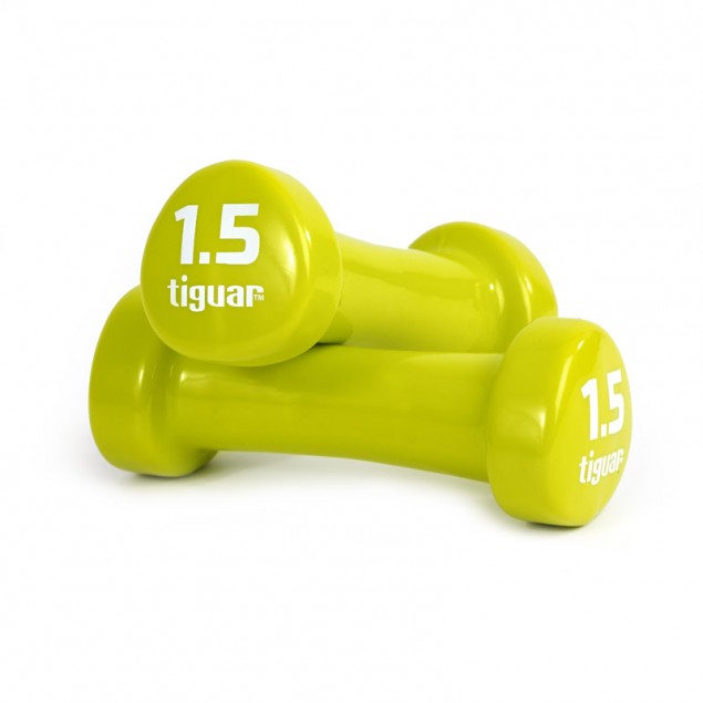 Tiguar Vinyl Dumbbells 1.5kg (Pair)