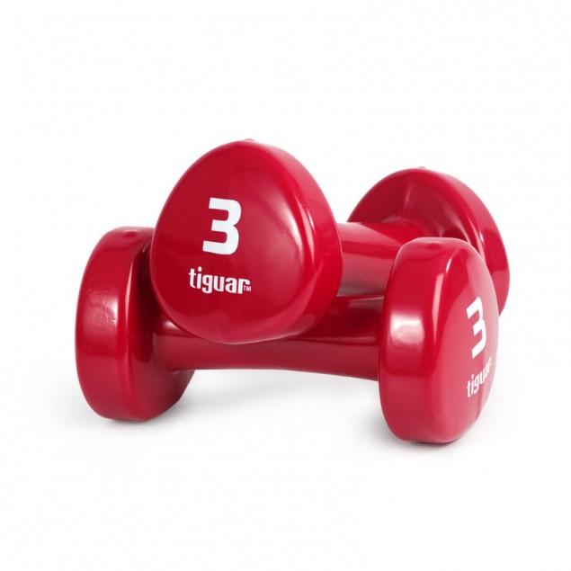 Tiguar Vinyl Dumbbells 3kg (Pair)
