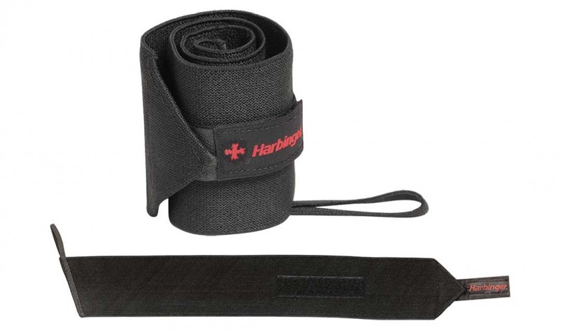 Harbinger Pro Thumbloop wrist wraps 20" Black