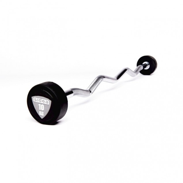 Sidea EZ Fixed Rubber Barbells 10Kg