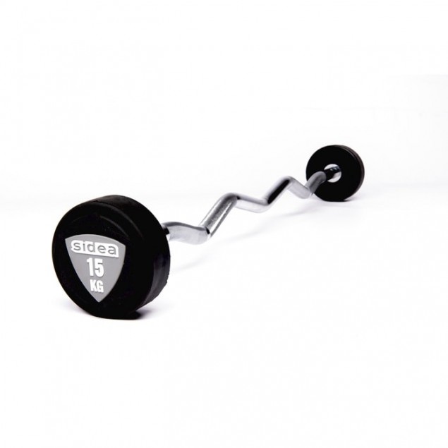 Sidea EZ Fixed Rubber Barbells 15Kg
