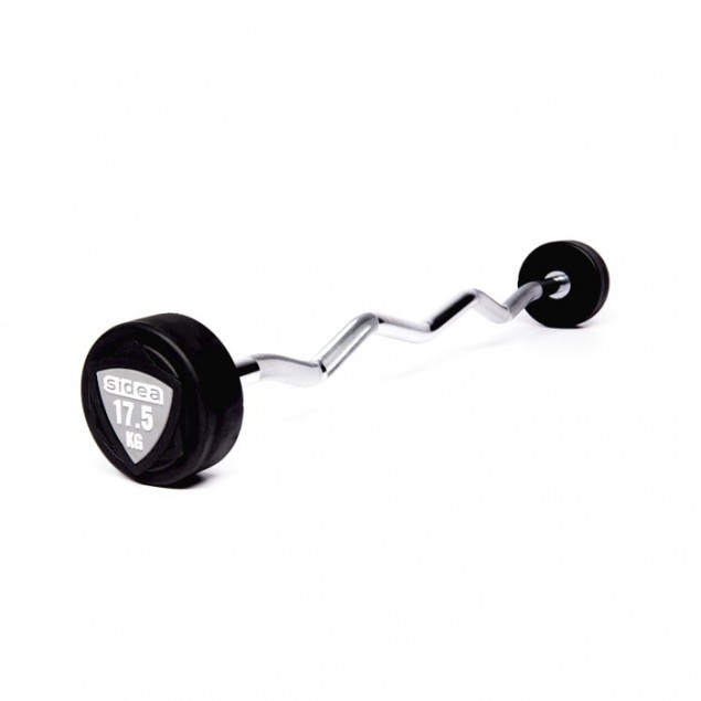 Sidea EZ Fixed Rubber Barbells 17.5Kg