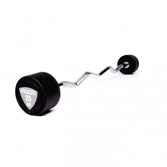 Sidea EZ Fixed Rubber Barbells 25Kg