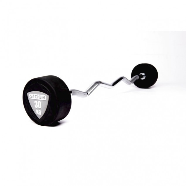 Sidea EZ Fixed Rubber Barbells 30Kg