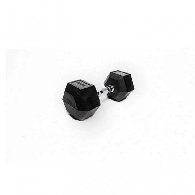 Sidea Hex Rubber Dumbbell 12Kg (Single)