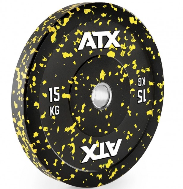ATX - 15Kg , Color Splash Bumper Plates 50mm (Single)