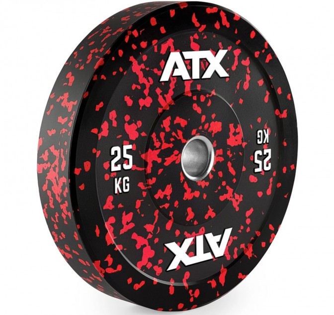 ATX - 25Kg , Color Splash Bumper Plates 50mm (Single)