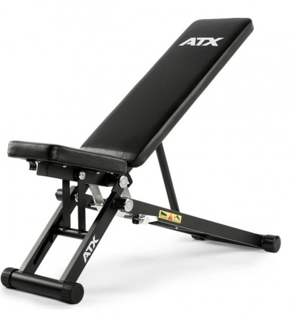 ATX weight bench - foldable (black)