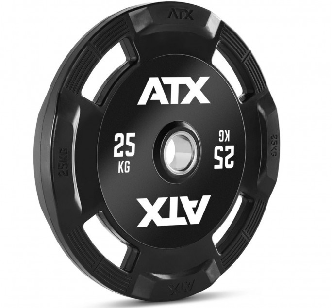 ATX -25Kg Weight plates rubber gripper - ATX Logo 50mm
