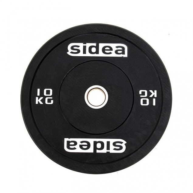 Sidea Black Rubber Bumper Plate 10kg