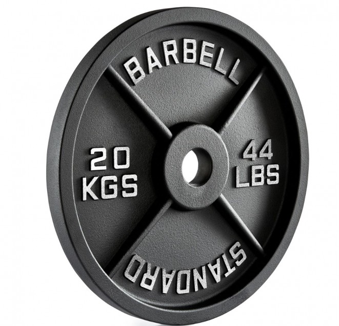 ATX Standard Barbell Plate - Cast 20Kg