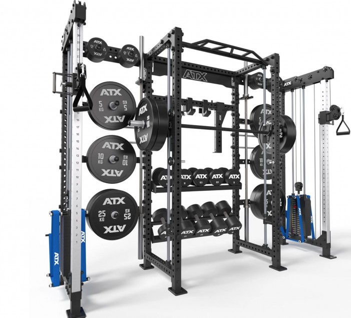 ATX Cable Cross Rack , With 2x90kg Plug-in Weights And Many Extras