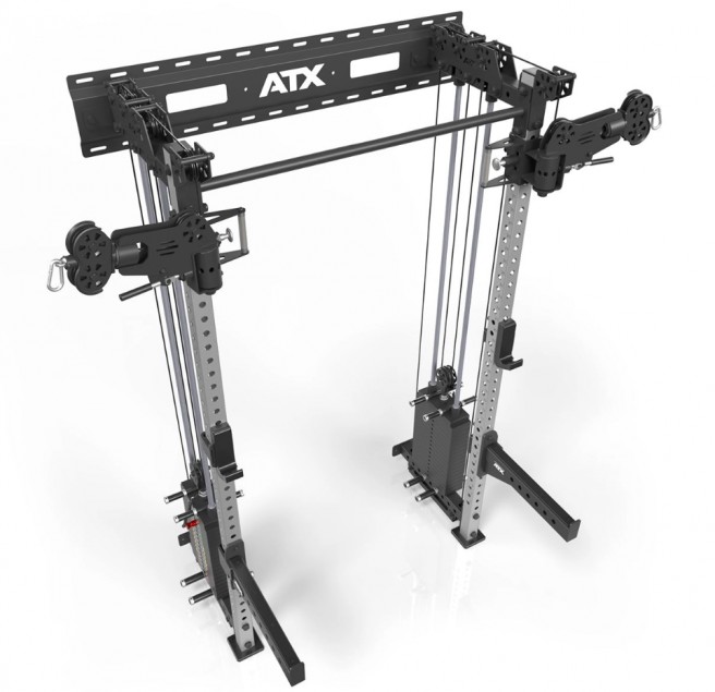 ATX® Half Rack - Pull-up station with 2 x 90 kg weights Wall mounting