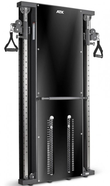 ATX® Duo wall pull station with 2 x 60 kg plug-in weights