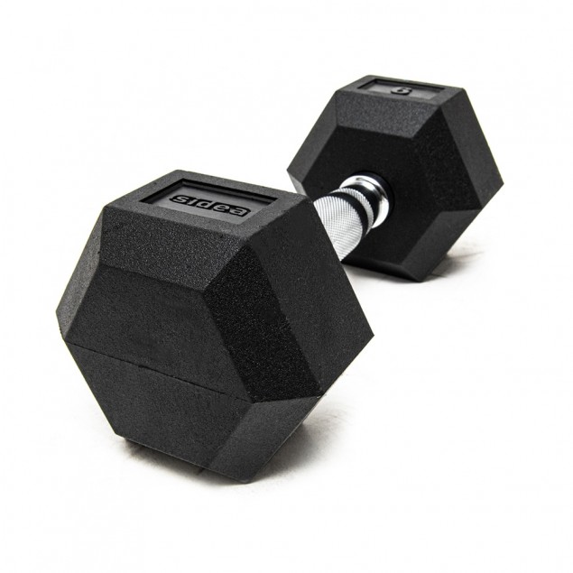 Sidea Hex Rubber Dumbbell 9Kg (Single)